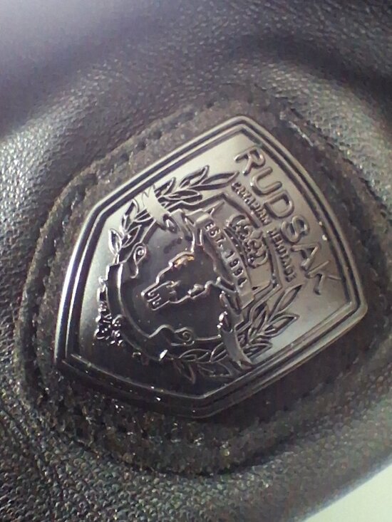 Rudsak Black Asymmetrical Coat with Genuine Leather Sleeves - Picture 4 of 15